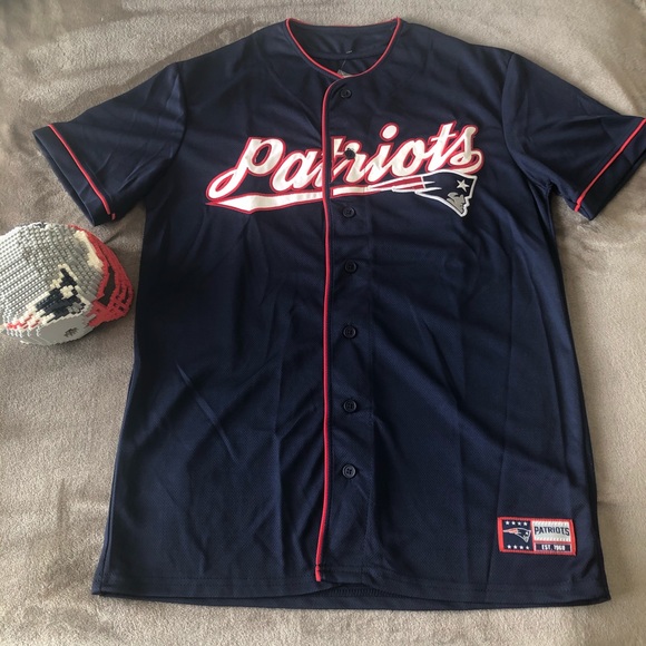 patriots baseball jersey